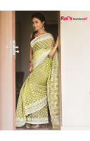 Fashionable Soft Reshom Dhakai Jamdani Saree (RAI208021)